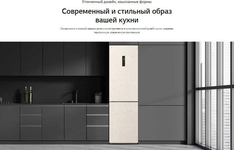 Холодильник LG DoorCooling+ GC-B459AEMW