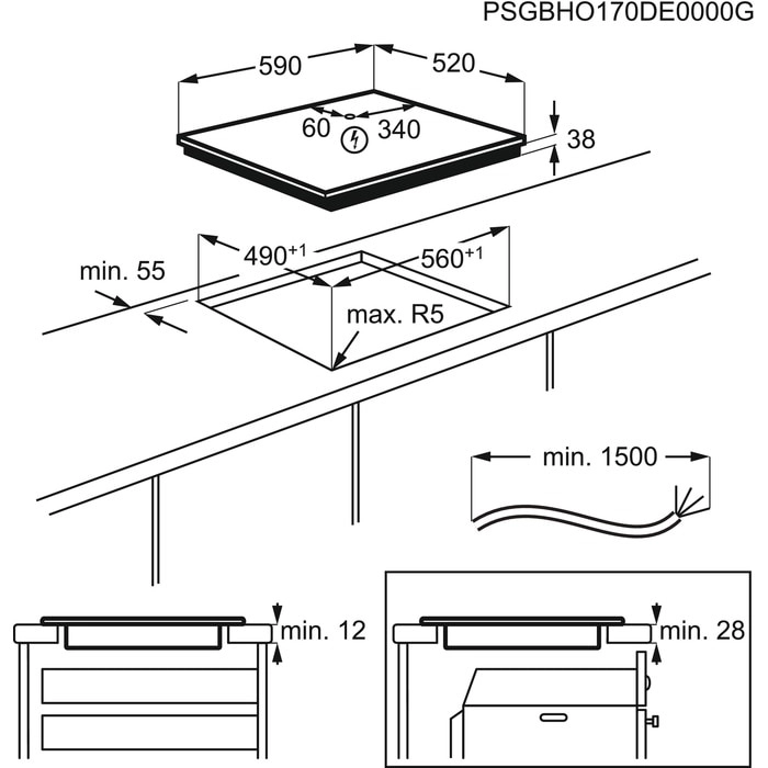 Варочная панель Electrolux EHF96547IW