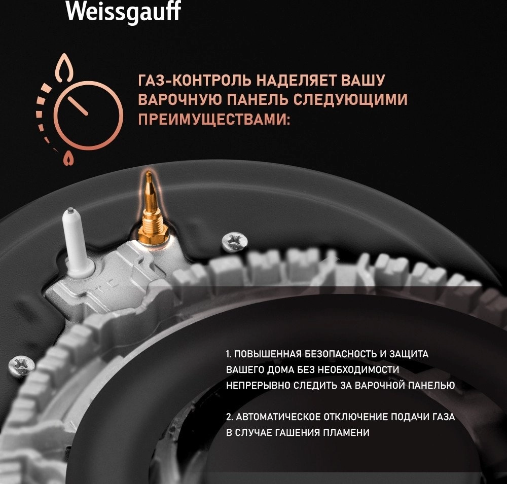 Варочная панель Weissgauff HGG 320 BGL